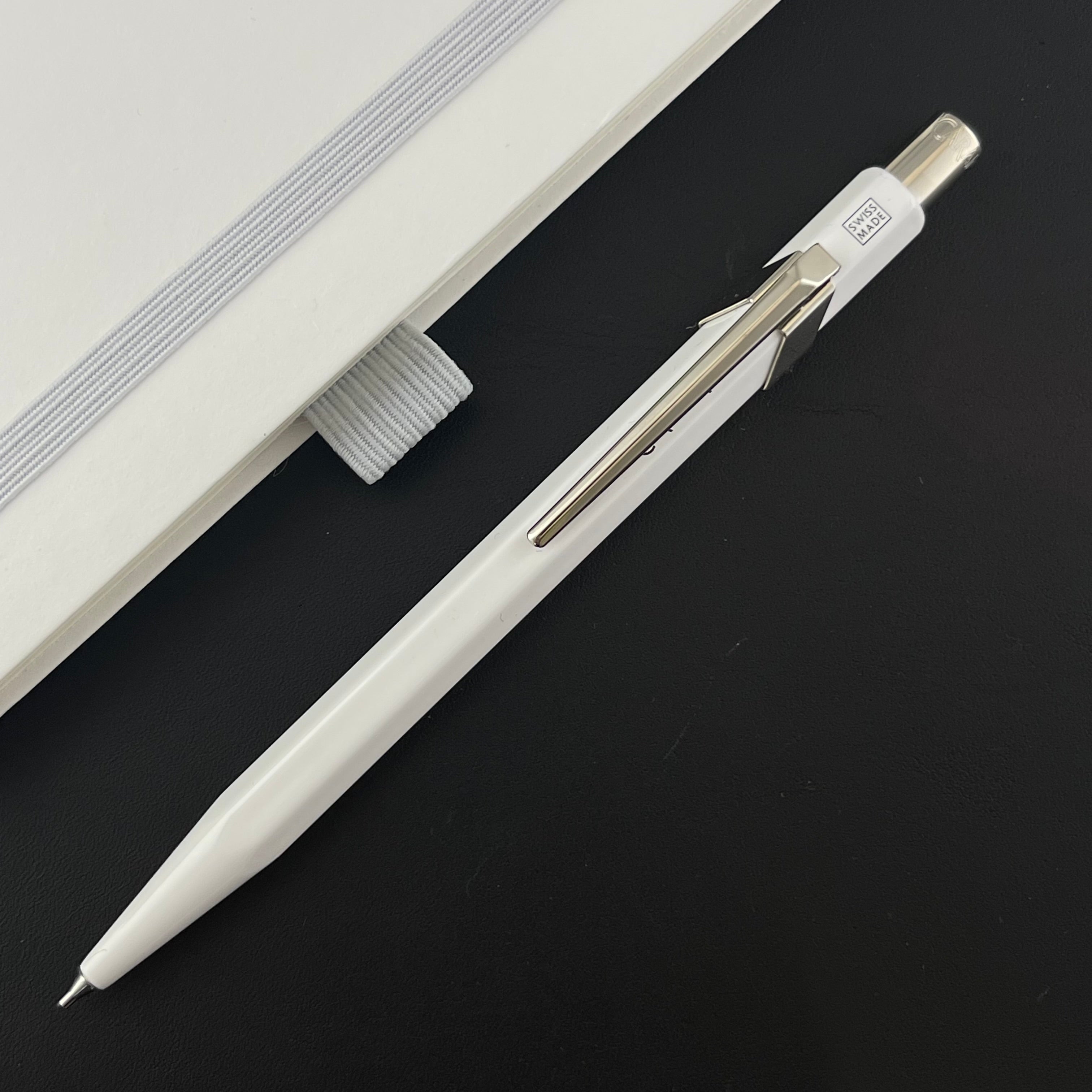 Caran d'Ache 849 Metal Collection Ballpoint Pen in White