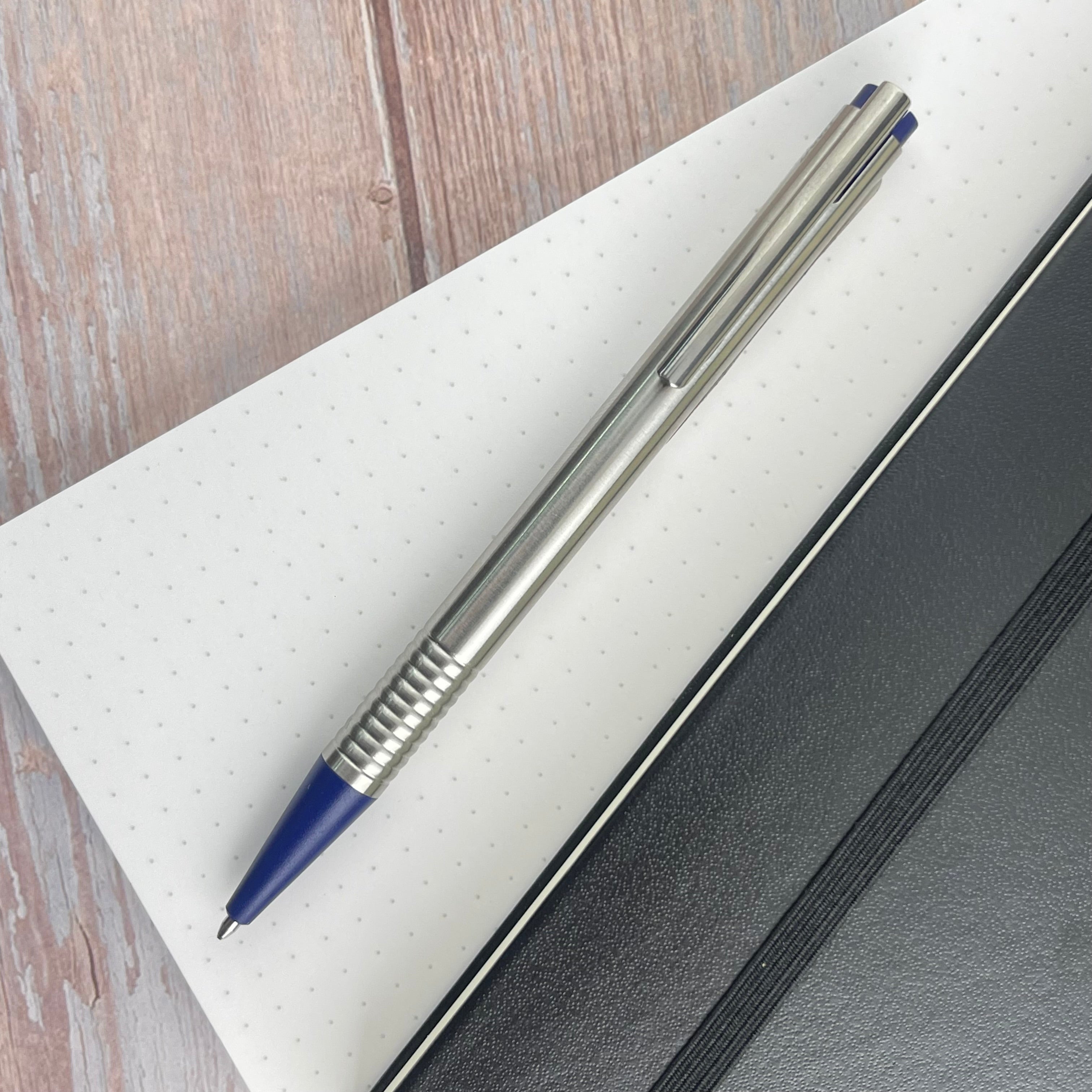 Lamy Logo Ballpoint Pen - Matte Blue | Atlas Stationers