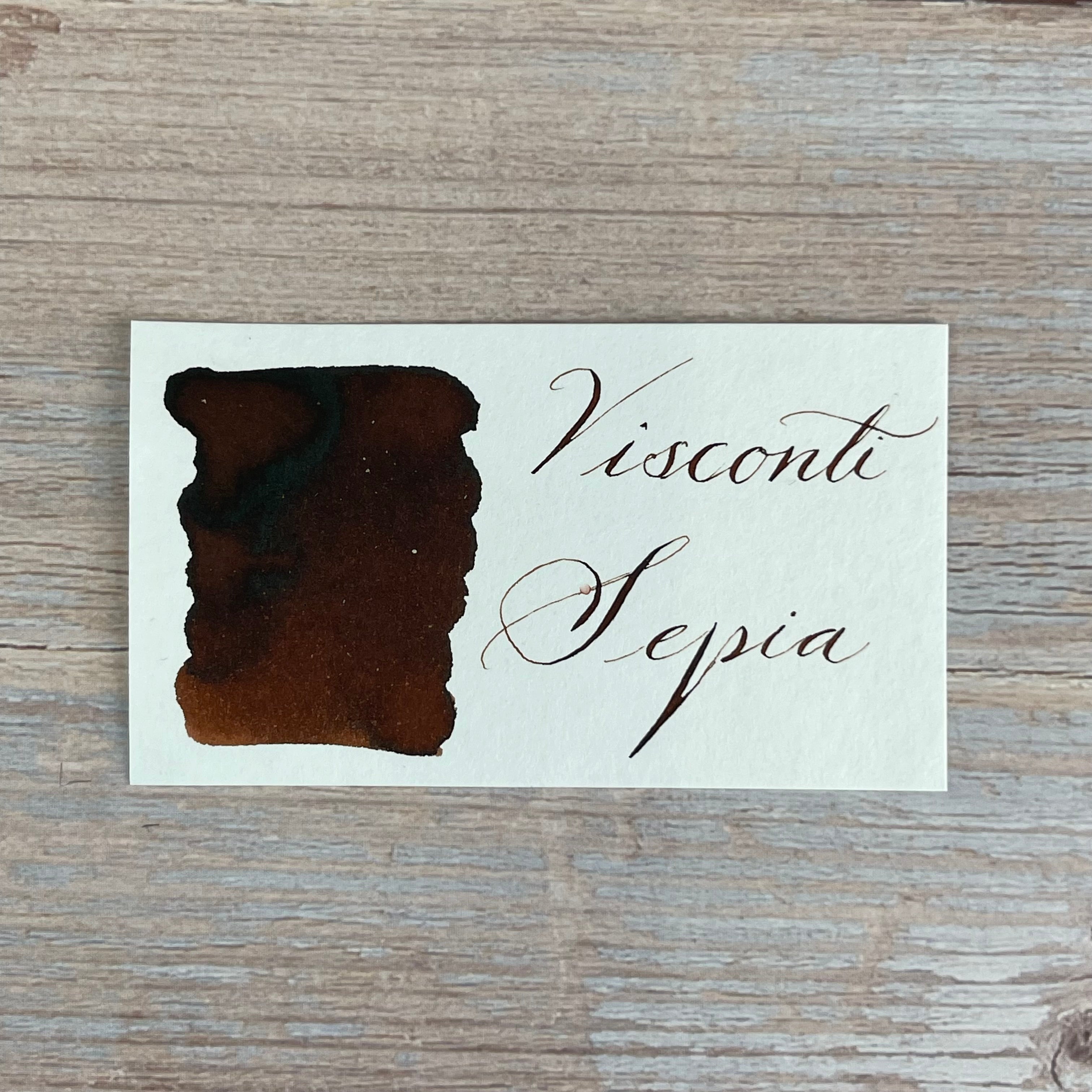 Visconti Inkwell Bottled Ink in Sepia - 50 ml