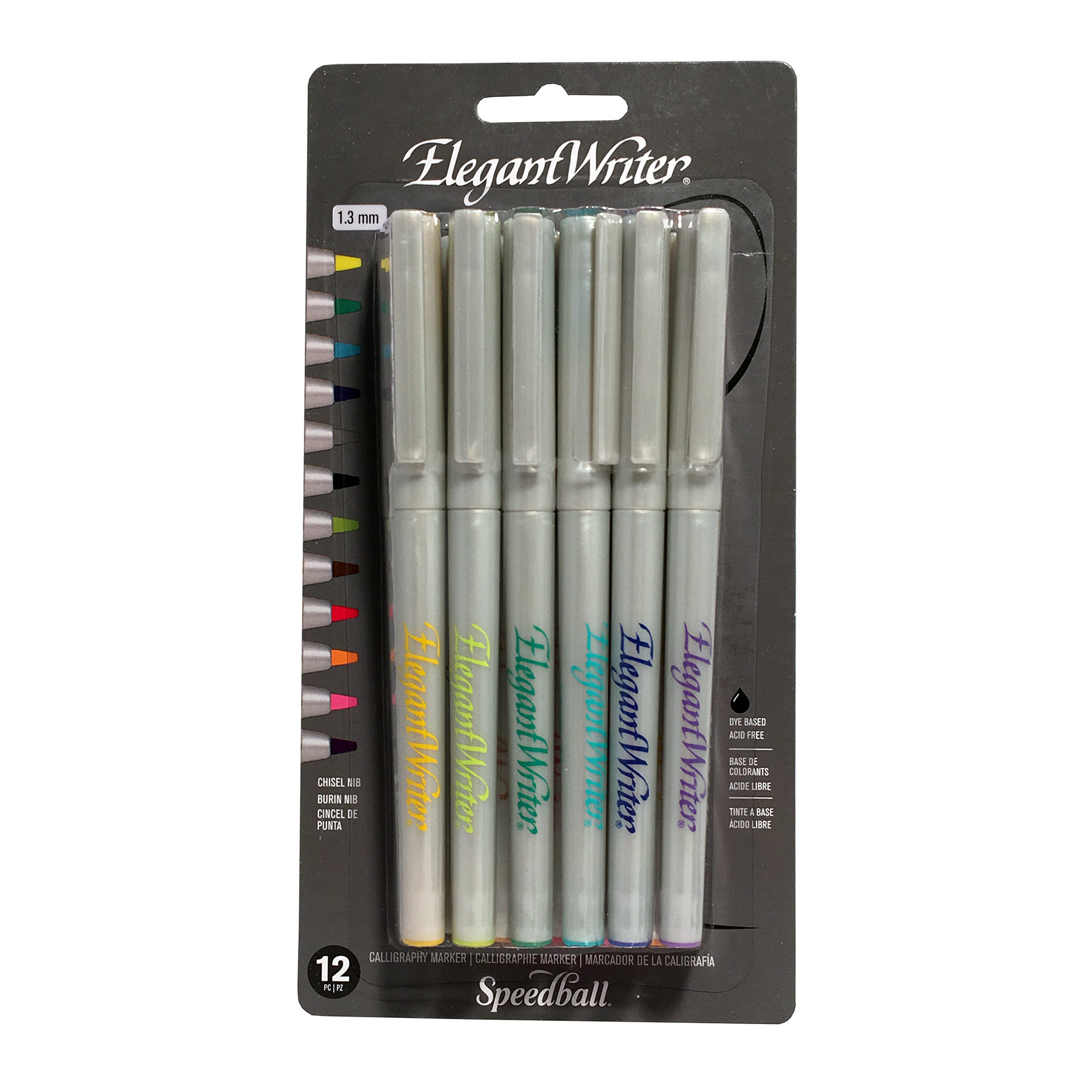 Elegant Writer Dual-Tipped Calligraphy Markers Set of 12