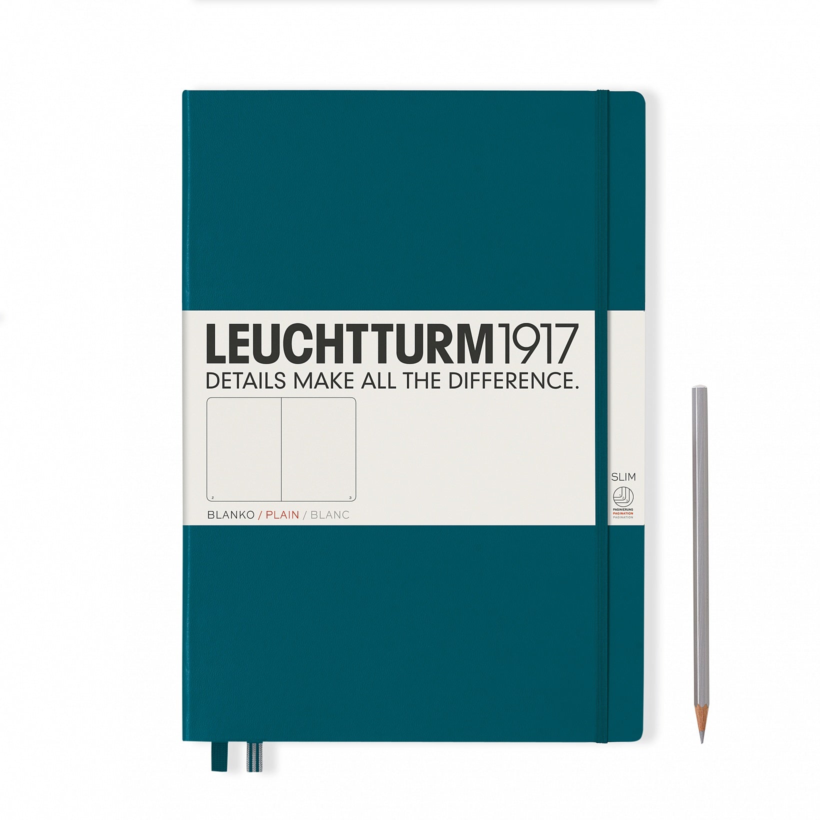 Leuchtturm 1917 Notebook A5 Edition 120g Nordic Blue Plain Hard Cover