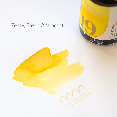 Tom's Studio Lemon Yellow 19 - 50ml Bottled Ink