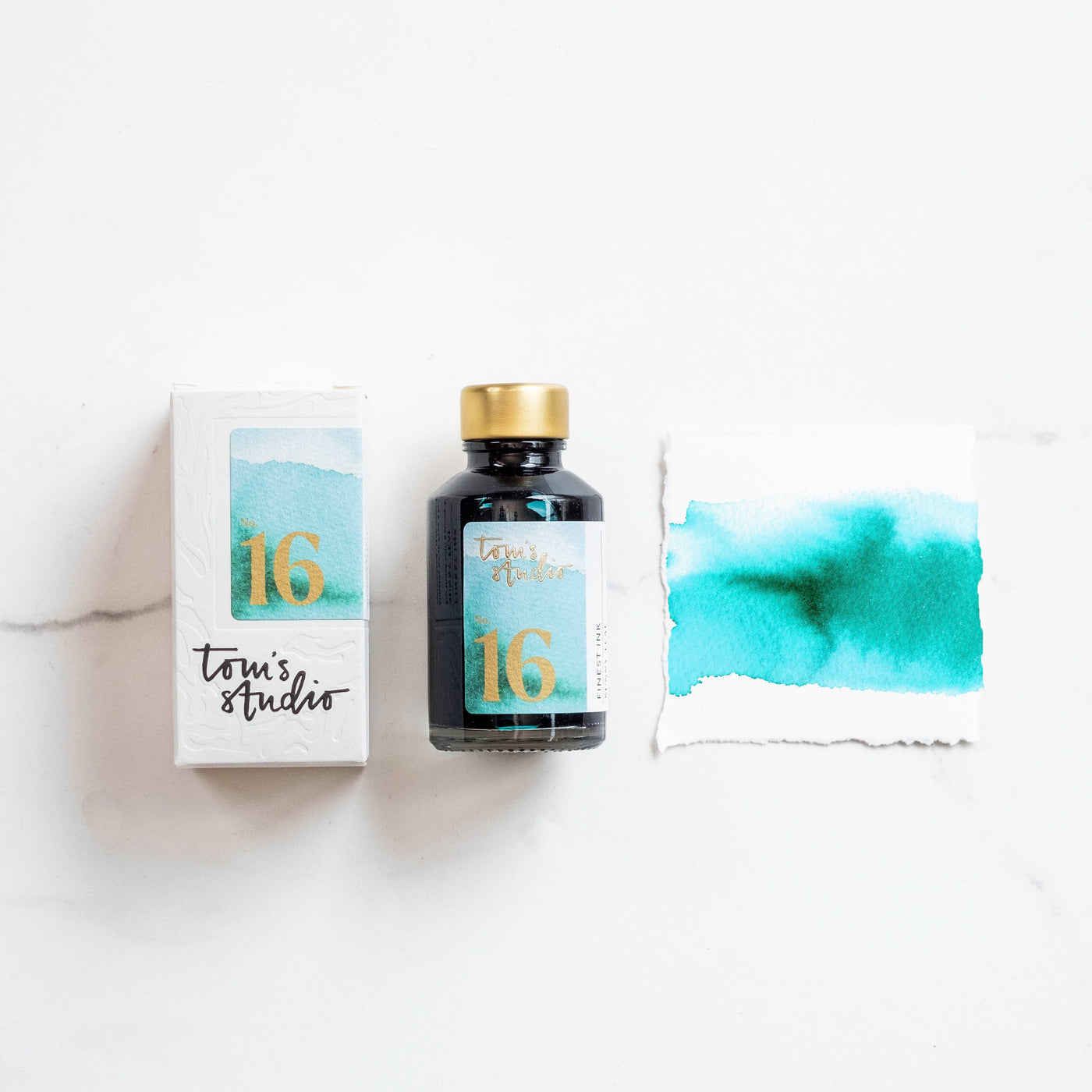 Tom's Studio - Fountain Pen Ink - Sunny Teal