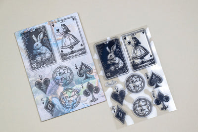 CoraCreaCrafts Clear Stamp - Alice