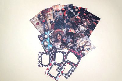 CoraCreaCrafts Alice's Shadowland Paper Set