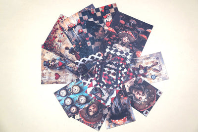 CoraCreaCrafts Alice's Shadowland Paper Set