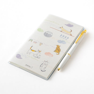 Midori Slim Pocket Diary - Cats