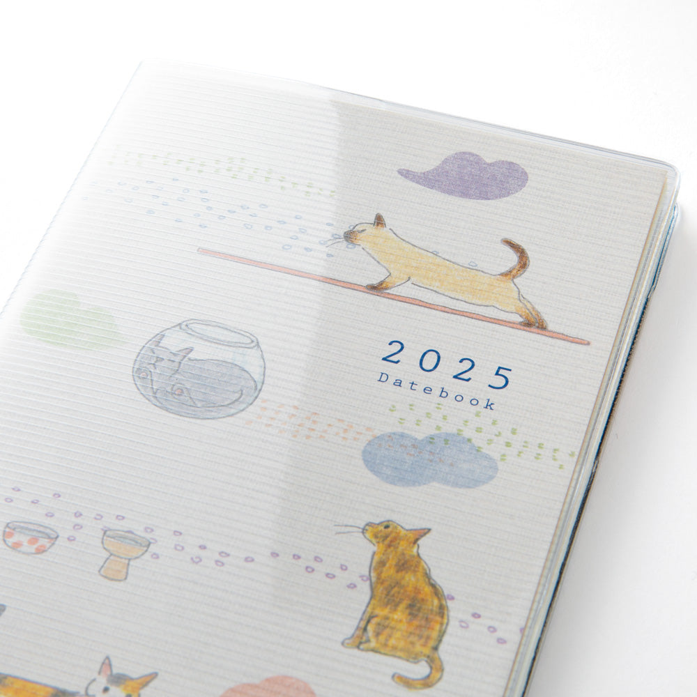 Midori Slim Pocket Diary - Cats