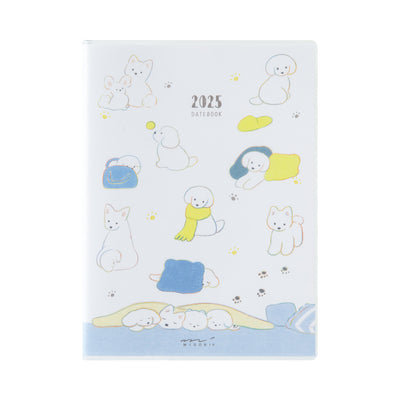 Midori A6 Pocket Diary - Dogs