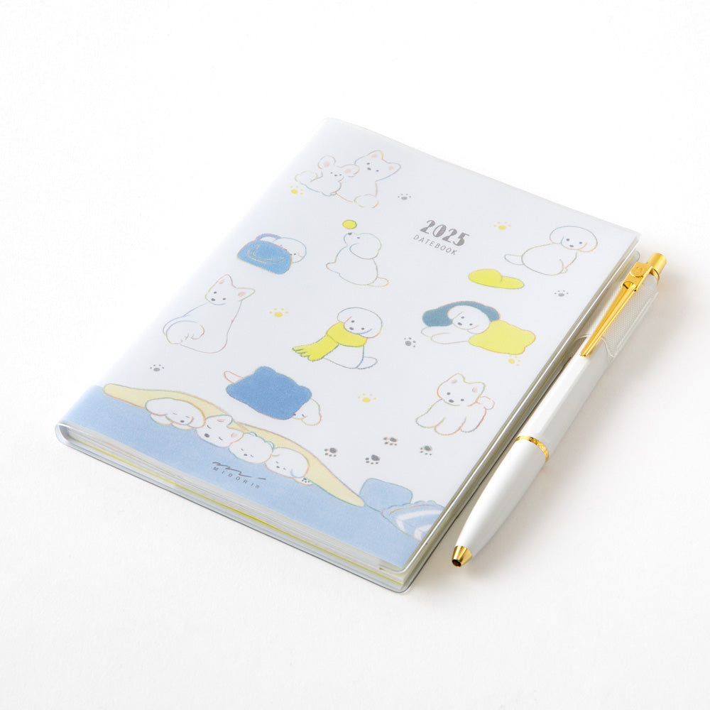 Midori A6 Pocket Diary - Dogs