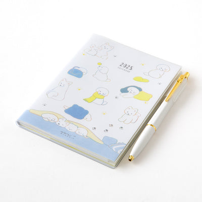 Midori A6 Pocket Diary - Dogs