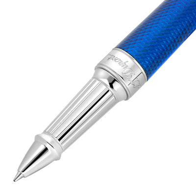 S.T. Dupont Line D Eternity XL Fountain Pen - Blue Guilloche