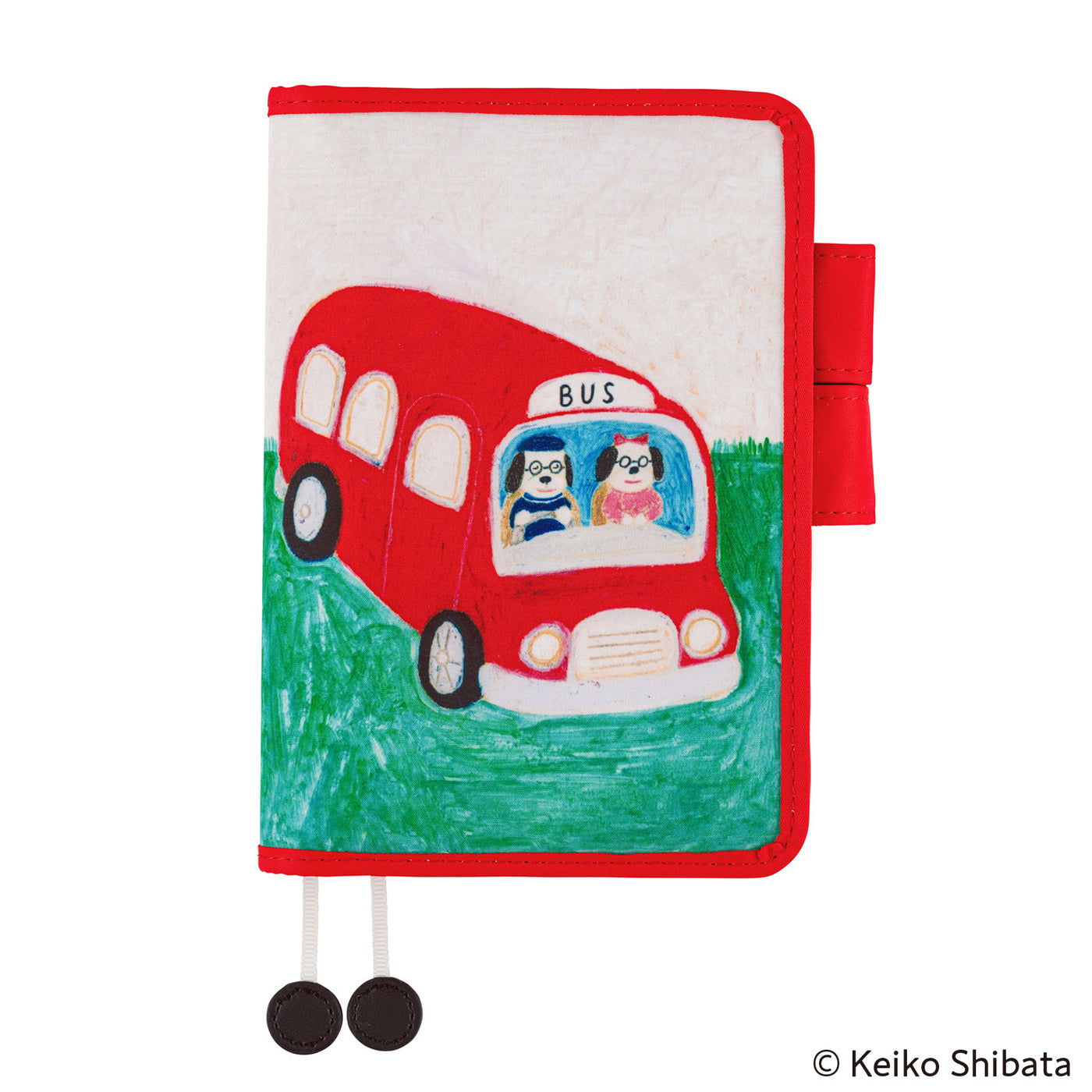 Hobonichi Techo A6 Original Planner Cover - Keiko Shibata: Bus management by Mr. and Mrs. Inoue