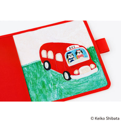 Hobonichi Techo A6 Original Planner Cover - Keiko Shibata: Bus management by Mr. and Mrs. Inoue