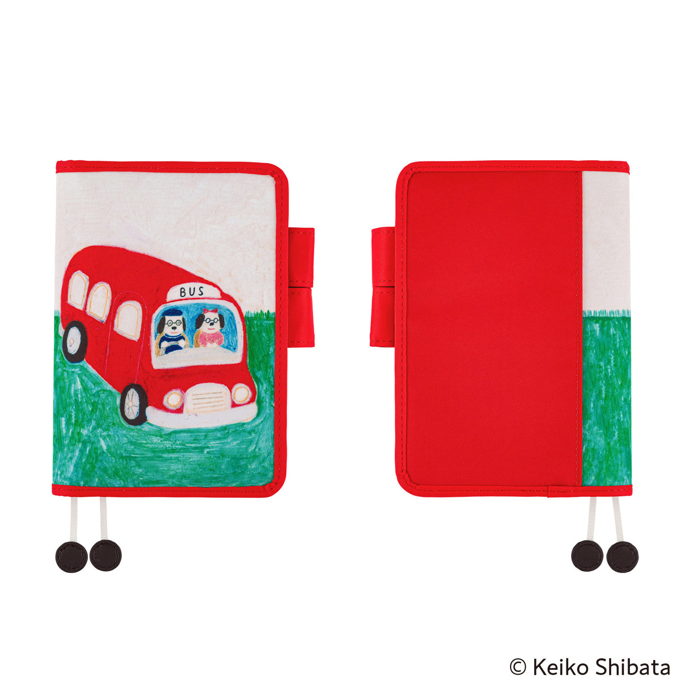 Hobonichi Techo A6 Original Planner Cover - Keiko Shibata: Bus management by Mr. and Mrs. Inoue