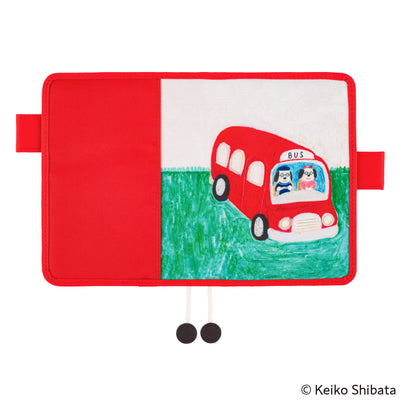 Hobonichi Techo A6 Original Planner Cover - Keiko Shibata: Bus management by Mr. and Mrs. Inoue