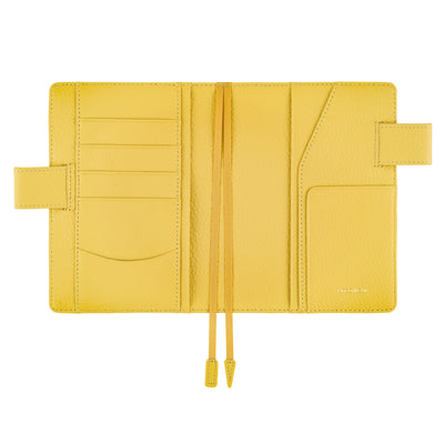 Hobonichi Techo A6 Original Planner Cover - Leather: Brilliant Yellow