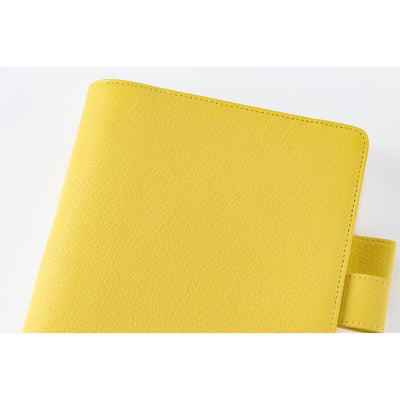 Hobonichi Techo A5 Cousin Cover - Leather: Brilliant Yellow