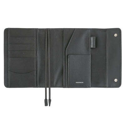 Hobonichi Techo A6 Original Planner Cover - Leather: Charcoal Gray