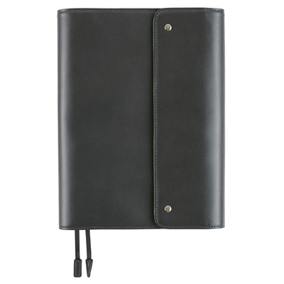 Hobonichi Techo A5 Cousin Cover - Leather: Charcoal Gray