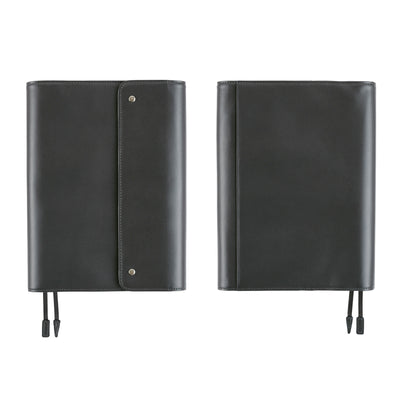 Hobonichi Techo A5 Cousin Cover - Leather: Charcoal Gray