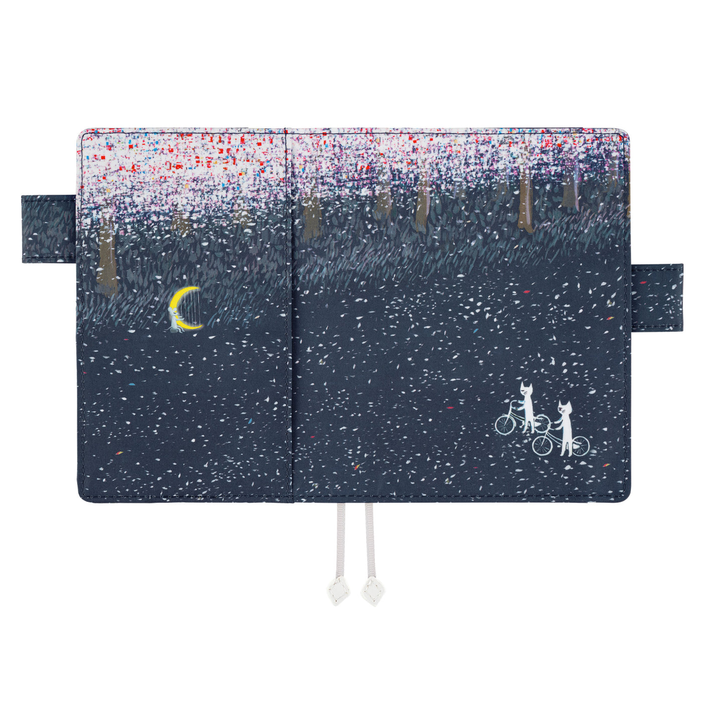 Hobonichi Techo A6 Original Planner Cover - Hiroko Kubota: The Tone of Illuminated Flowers