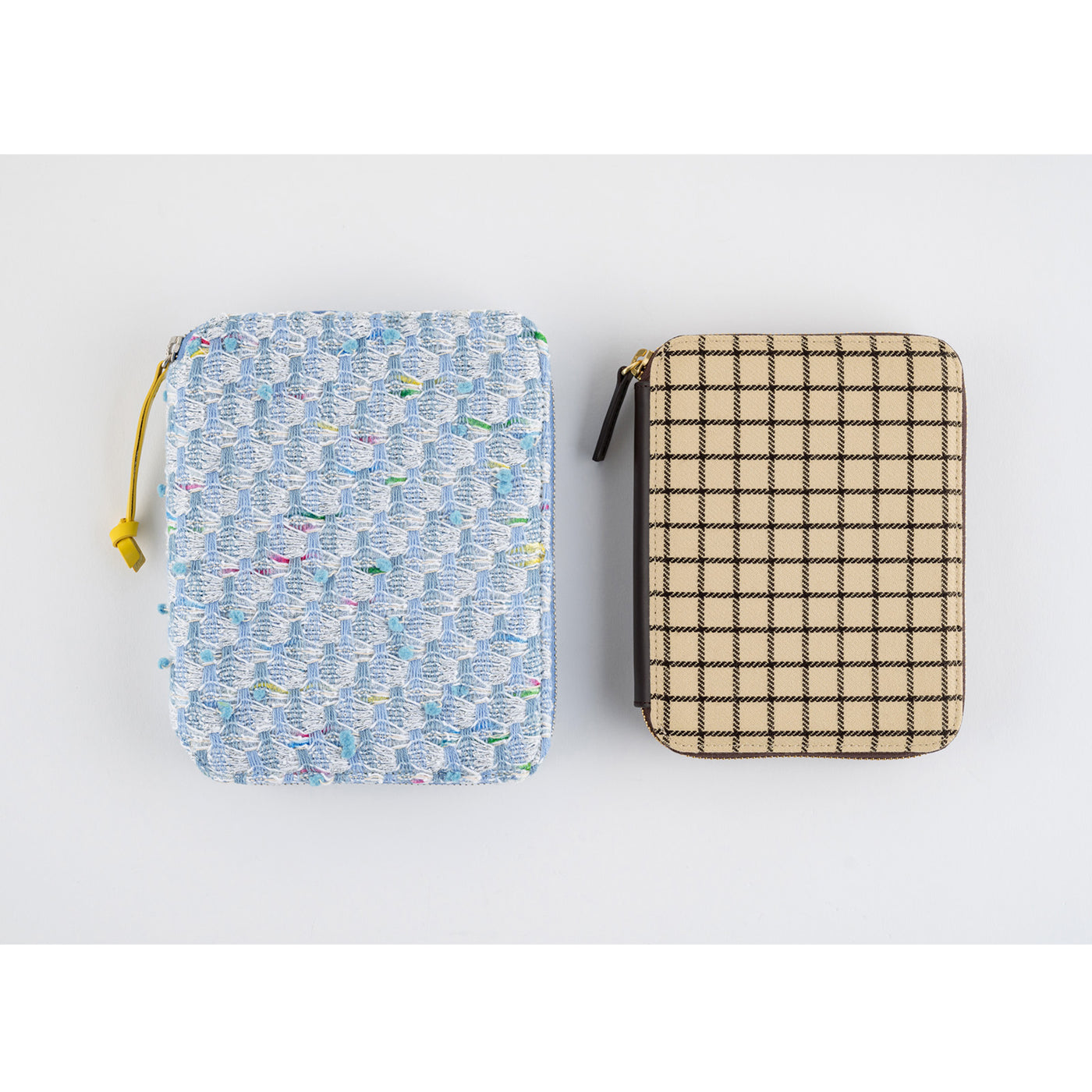 Hobonichi Techo A6 Original Planner Cover - Taut Zipped (Café au Lait Plaid)