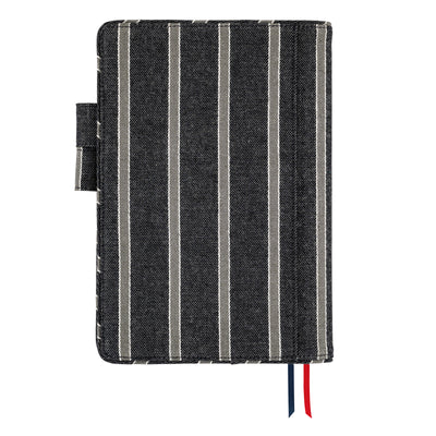 Hobonichi Techo A5 Cousin Cover - Lined Fabric: Twill (Navy x Gray)