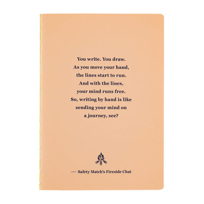 Hobonichi Fireside Chat Notebook - Lined (B6 Size)