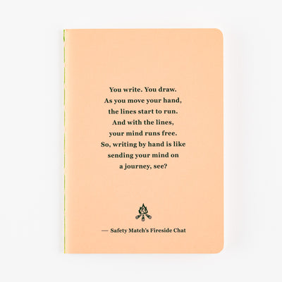 Hobonichi Fireside Chat Notebook - Lined (B7 Size)