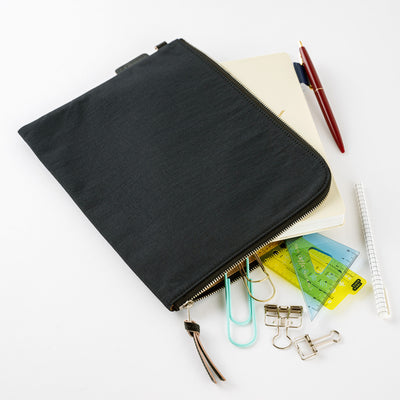 Hobonichi Tragen Flat Pouch for A5 Size (Black)