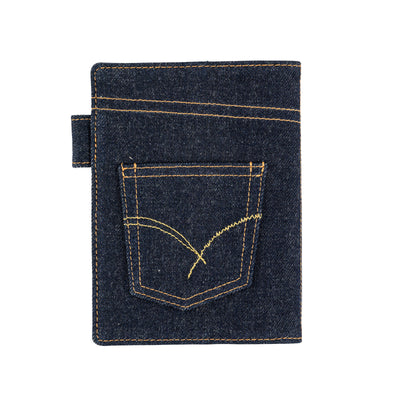 Hobonichi A6 5-Year Book Cover - Hollywood Ranch Market: Indigo Jeans Pocket