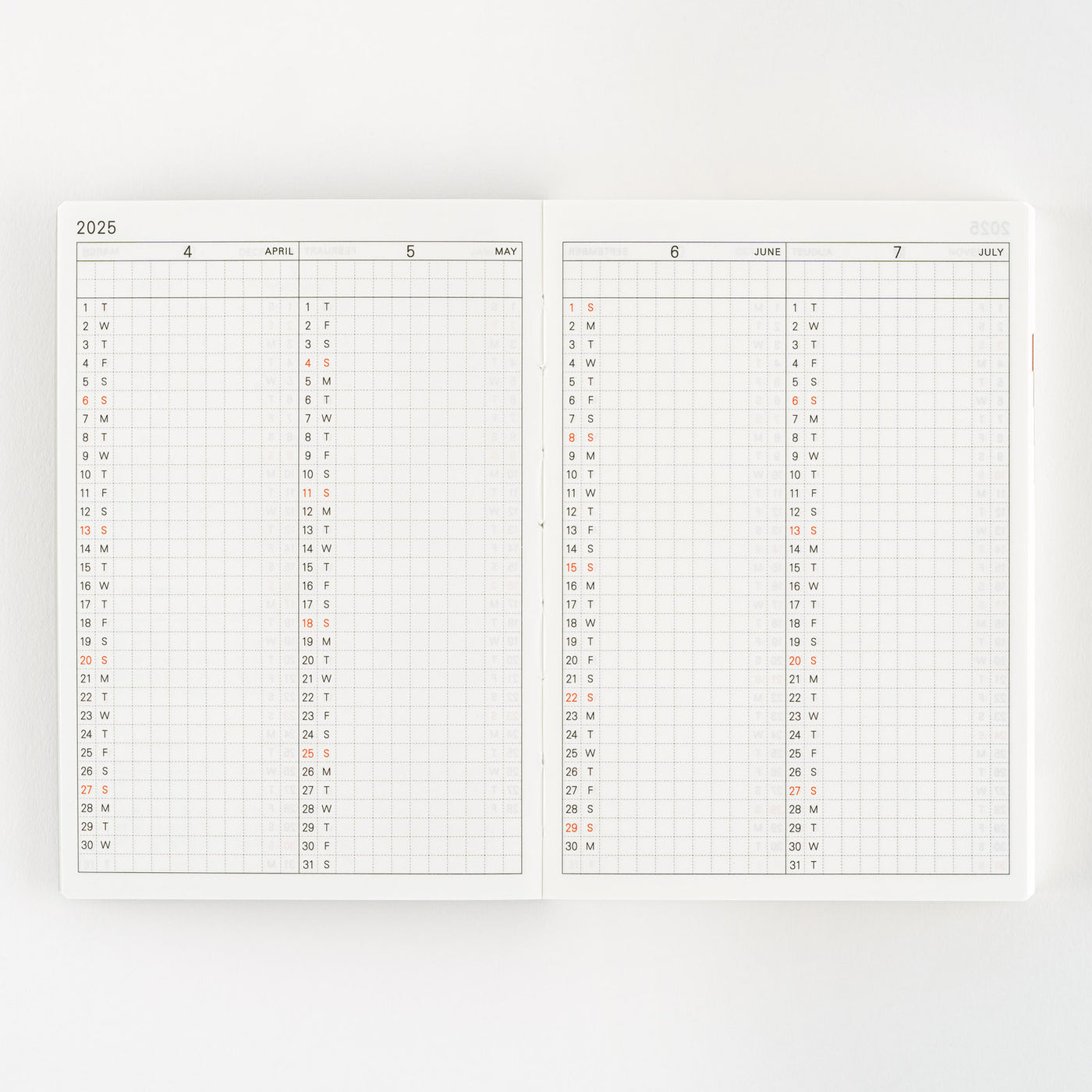 Hobonichi Techo A6 English Planner Book