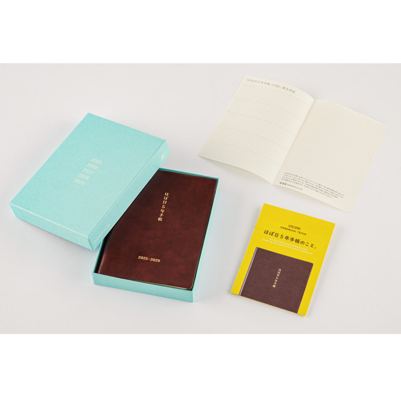 Hobonichi A6 5-Year Techo Japanese Book (2025-2029) [A6 size]