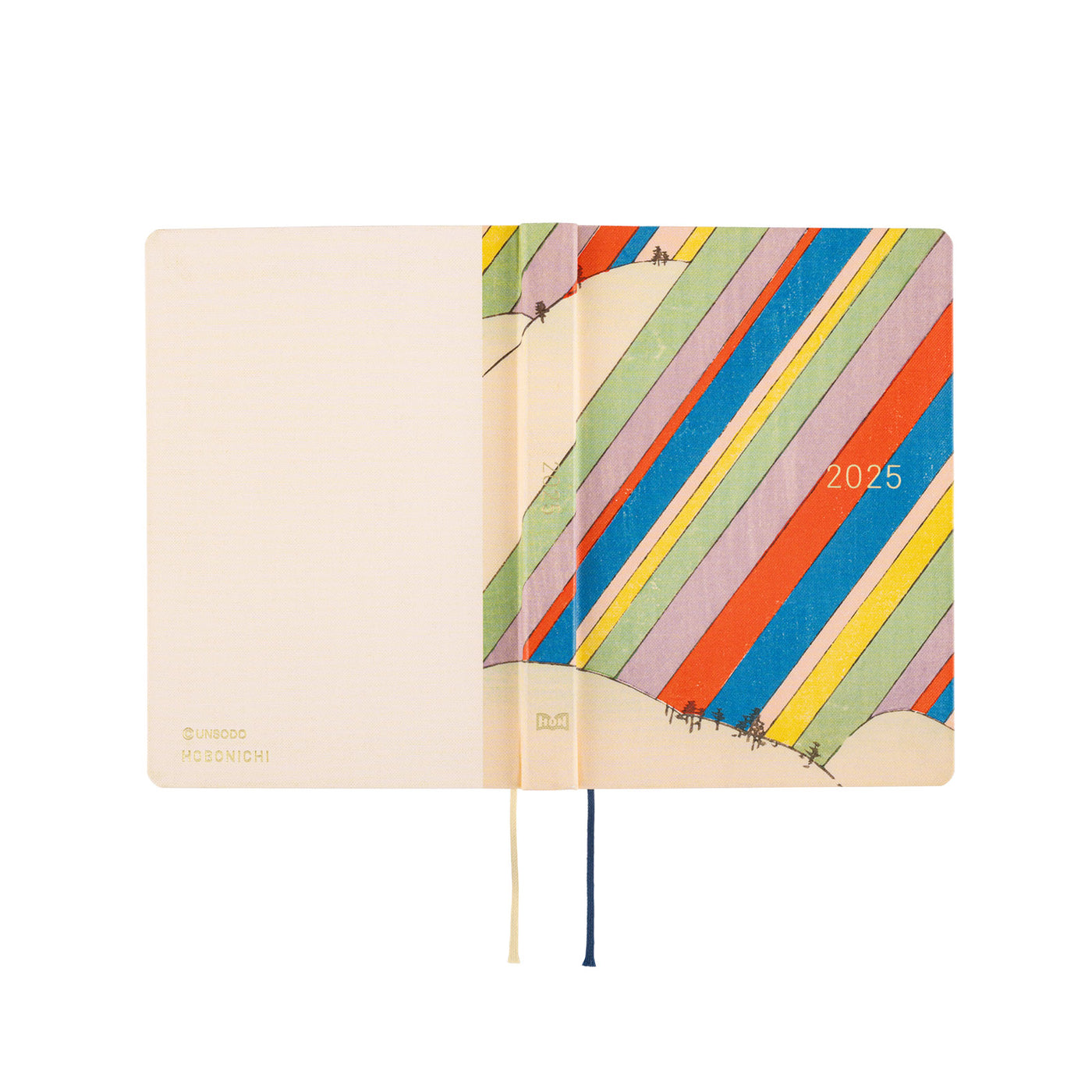 Hobonichi HON A6 - Unsodo: Bijutsukai (Rainbow)