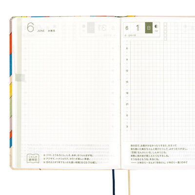 Hobonichi HON A6 - Unsodo: Bijutsukai (Rainbow)