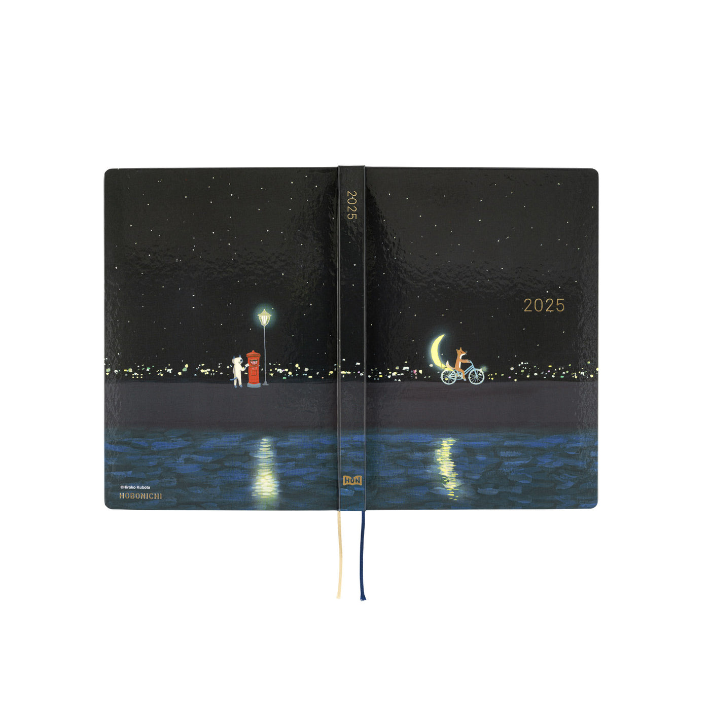 Hobonichi HON A5 - Hiroko Kubota: Crescent Moon Delivery