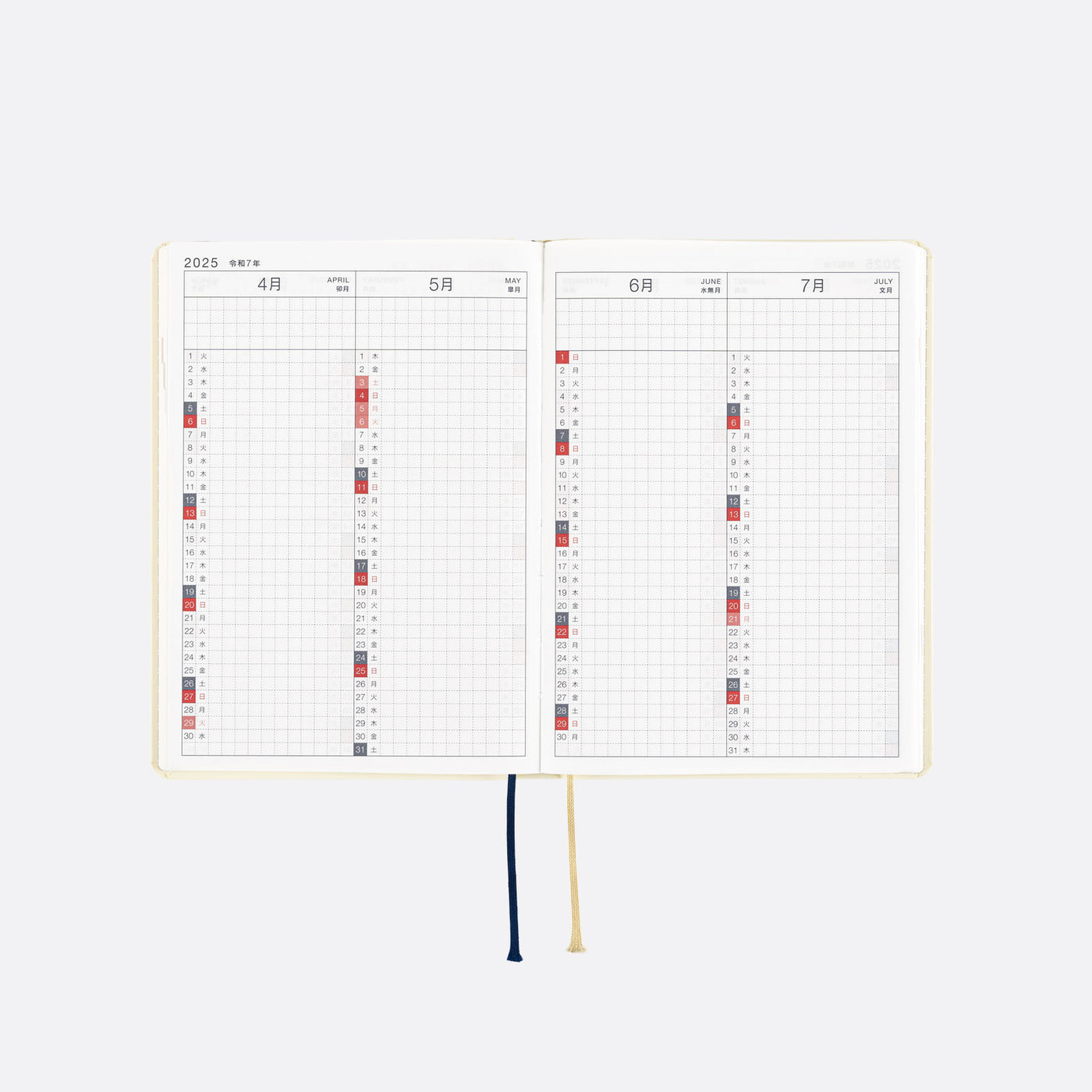 Hobonichi HON A6 - Slash (Ivory)