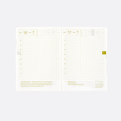 Hobonichi HON A6 - Paper Series: Black Gingham