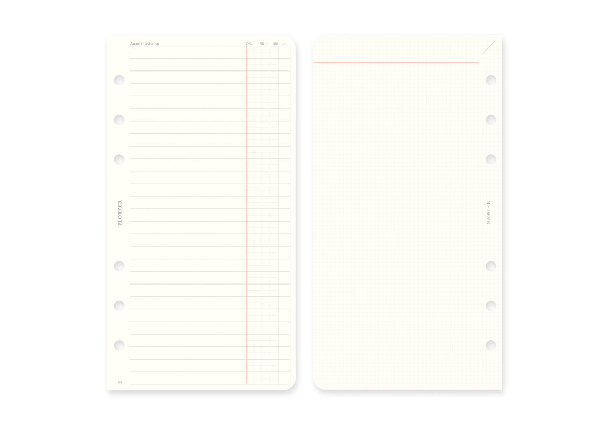 Plotter Monthly Schedule - Bible Size