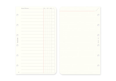 Plotter Monthly Schedule - Mini Size