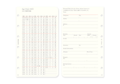 Plotter Weekly Schedule - Mini Size