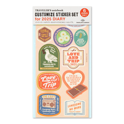 Traveler's Customized Sticker Set