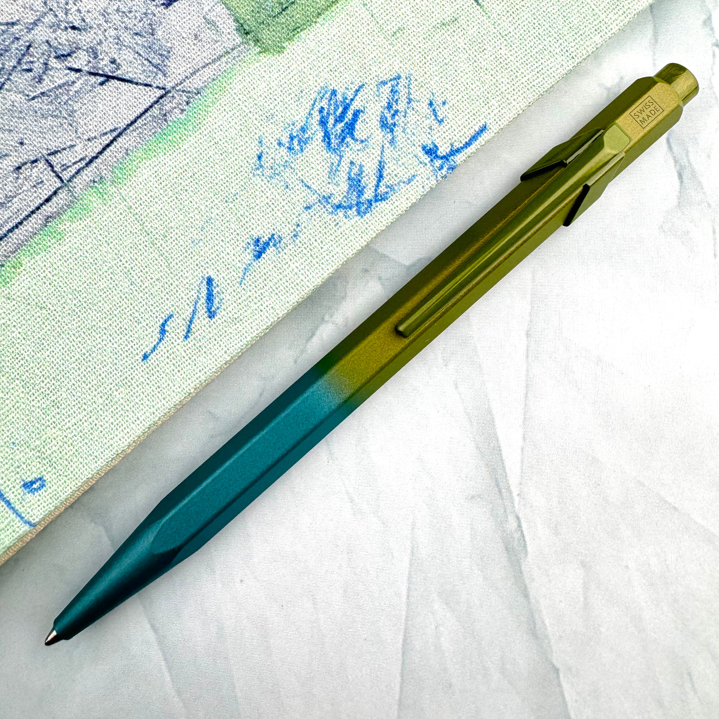 Caran d'Ache 849 Claim Your Style Ballpoint Pen - Arctic Green