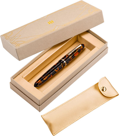 Montegrappa Venetia Ballpoint Pen - Havana Amber