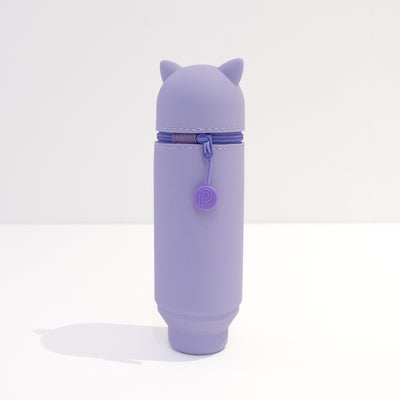 PuniLabo Stand Up Pen Case - Purple Racoon