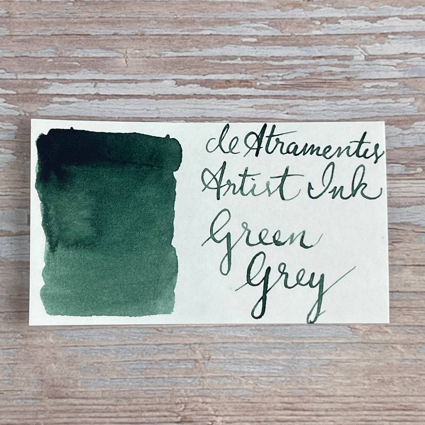 De Atramentis Artist Green Grey - 50ml Bottled ink