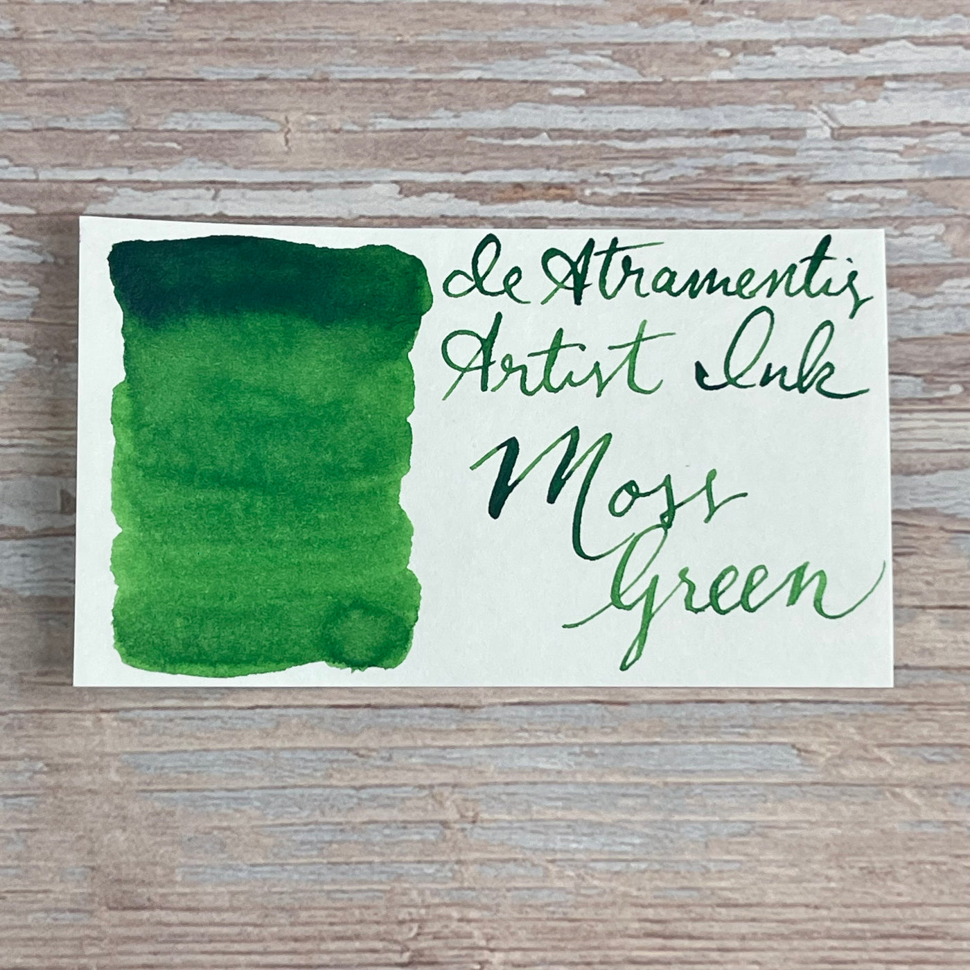 De Atramentis Artist Moss Green - 50ml Bottled ink