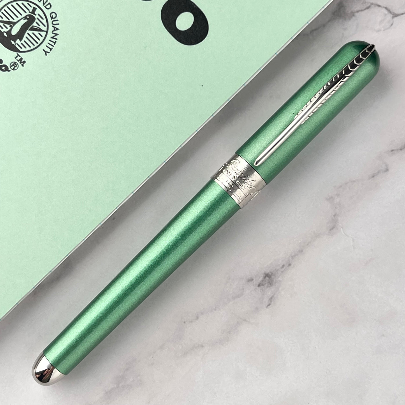 Pineider Avatar Shiny Fountain Pen - Mint