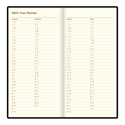 Letts Signature Week to View Vertical Planner - 6 1/2"  x 3 1/4"